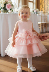 Layered Bubble Skirt Baby Dress 9174