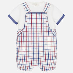 1664 Red white and blue Overalls Set