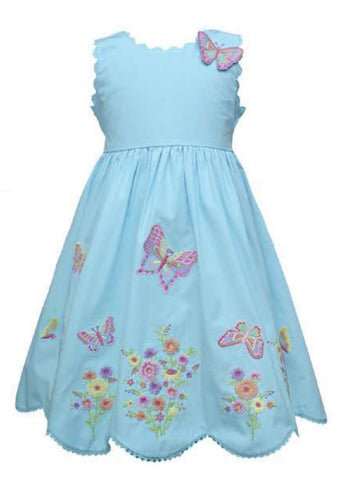 CK 4230 BUTTERFLY EMBROIDERED DRESS