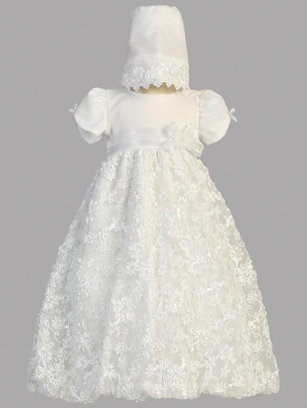 Amber Satin Ribbon Tulle