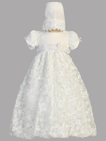 Amber Satin Ribbon Tulle