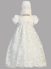 Amber Satin Ribbon Tulle
